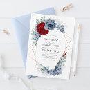 Search for dusty blue and burgundy wedding invitations Couple