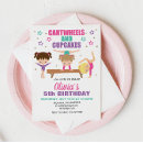 Search for cupcake birthday invitations pink