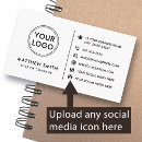 Search for graphic business cards social media networking icons