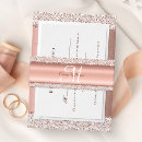 Search for gold foil wedding invitation belly bands Typography