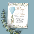 Search for balloon baby boy shower invitations Spring summer fall winter