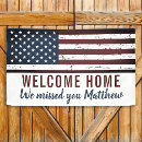 Search for welcome home banners Military