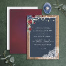 Search for burgundy and navy wedding invitations Classic