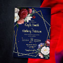 Search for burgundy and navy wedding invitations Floral