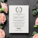 Search for gray wedding invitations Greenery