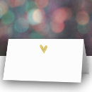 Search for heart shaped wedding place cards Chic