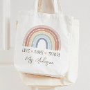 Search for teacher tote bags rainbow