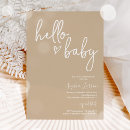 Search for earthy baby shower invitations Simple