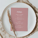 Search for pink menus Trendy