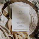Search for gold border wedding menus Simple