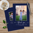 Search for blue graduation thank you cards Elegant