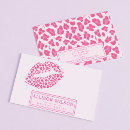 Search for leopard business cards Salon