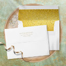 Search for save the date envelopes Gold foil