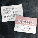 Search for nail technician loyalty cards Blush pink