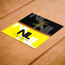 Search for black and yellow business cards Stylish
