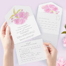 Search for cherry blossom wedding invitations White