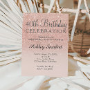Search for 40th birthday invitations glitter