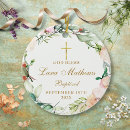 Search for flower girl ornaments Christening