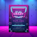 Search for glow in the dark birthday invitations Let's glow crazy