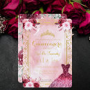 Search for pink dress quinceanera invitations Mis quince anos