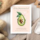 Search for avocado invitations Heart