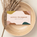 Search for color business cards boho