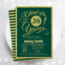 Search for green and gold invitations Typography