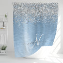 Search for silver shower curtains Sparkling glittery