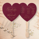 Search for burgundy and gold wedding programs Modern