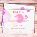 Search for cute birthday invitations girly