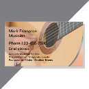 Search for musician business cards modern
