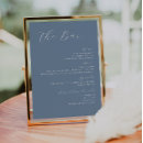Search for open bar reception party drink menus Black and white