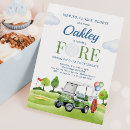 Search for golf 5x7 birthday invitations Hole in one birthday