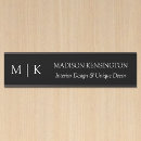 Search for office door with logo name plates Business