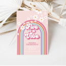 Search for pink orange birthday invitations Hippie