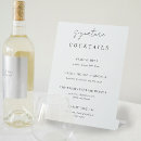 Search for cocktail wedding menus Black and white