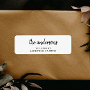 Search for handwriting return address labels Modern