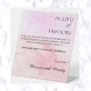 Search for in lieu of favors posters Watercolor