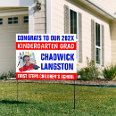 Search for kindergarten graduation outdoor signs Congratulations