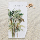Search for tropical beach towels Watercolor