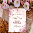 Search for cherry blossom wedding invitations asian