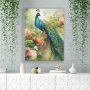 Search for flowers canvas prints bird