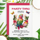 Search for parrot party invitations Floral