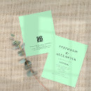 Search for mint wedding invitations simple