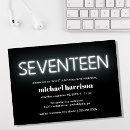 Search for 17th birthday invitations Simple