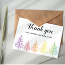 Search for lesbian wedding thank you cards Rainbow colors