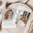 Search for formal graduation announcement cards High school college university