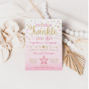 Search for twinkle twinkle little star baby girl shower invitations Sprinkle