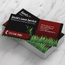 Search for black red business cards Lawn