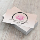 Search for zen business cards Lotus flower